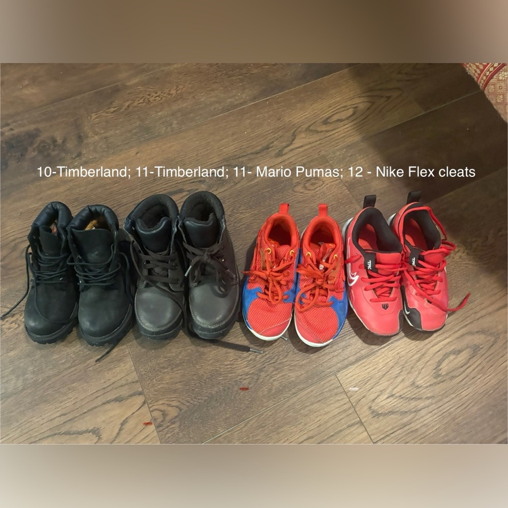 Boys Timberland Boots Size 10 and 11 Toddler